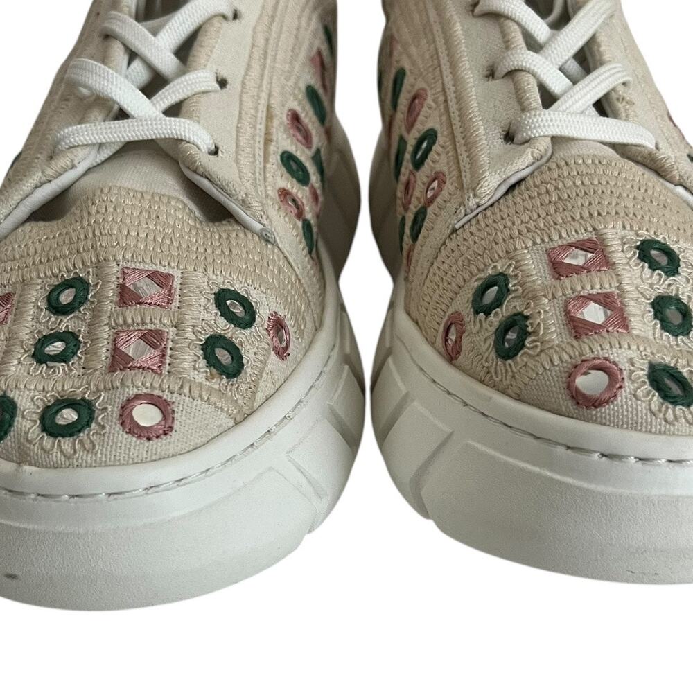 Free People Catch Me If You Can Shoes In White Mirror Combo Size 40 EU - Picture 6 of 11